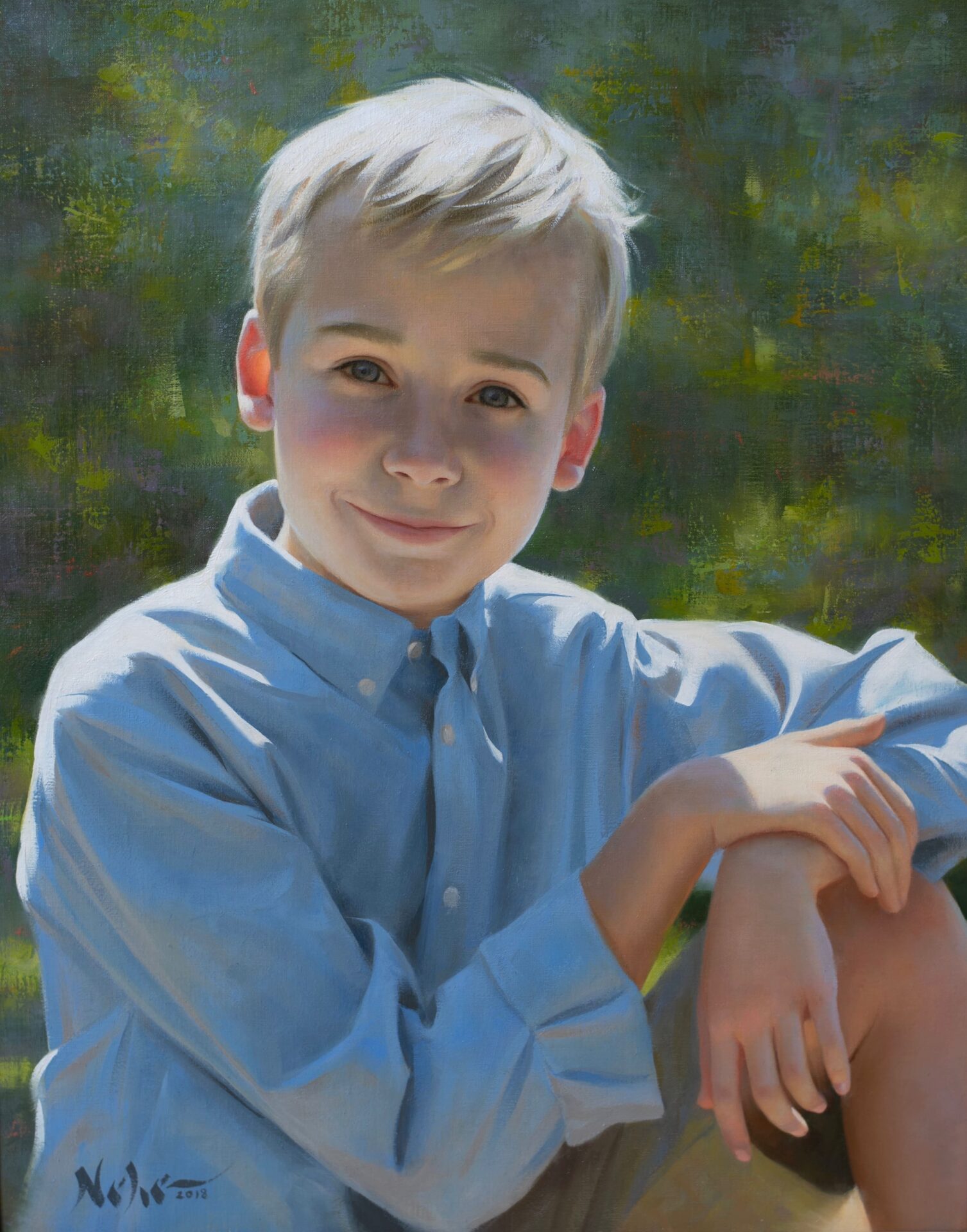 Portrait of a young boy